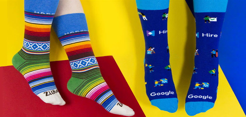 gepersonaliseerde sokken om je bedrijf te promoten