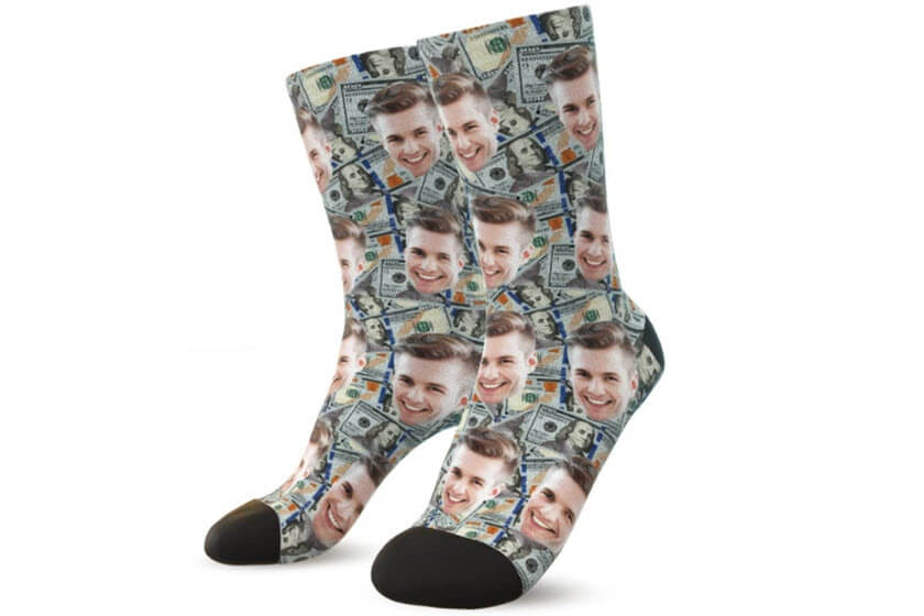 full colour sokken met foto