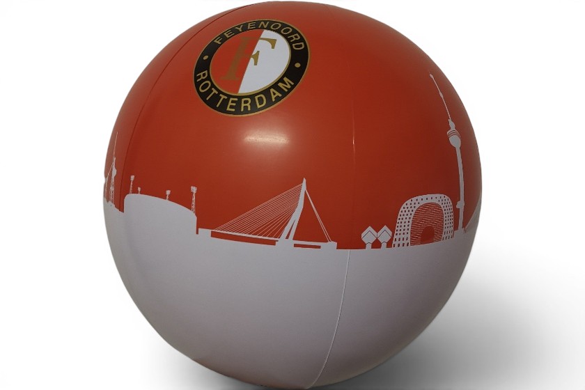 rood witte custom made strandballen
