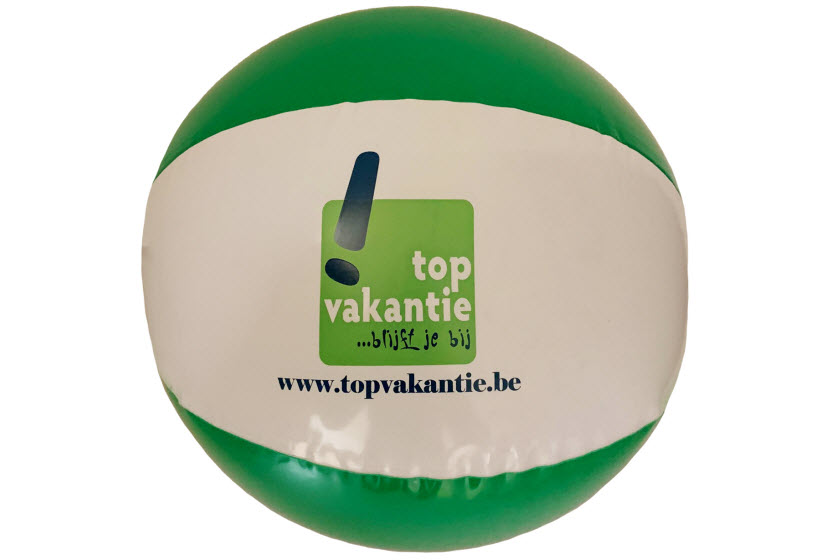 tweekleurige strandballen