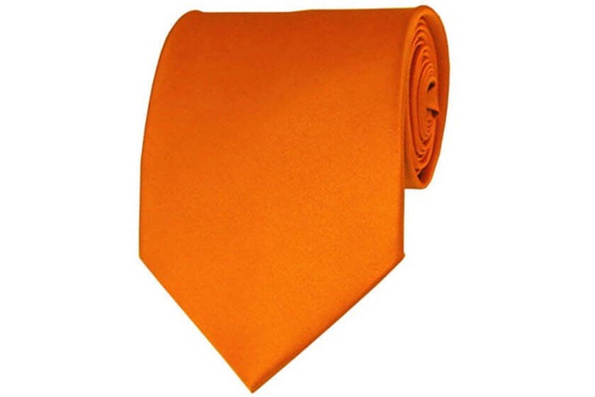 oranje stropdassen laten bedrukken