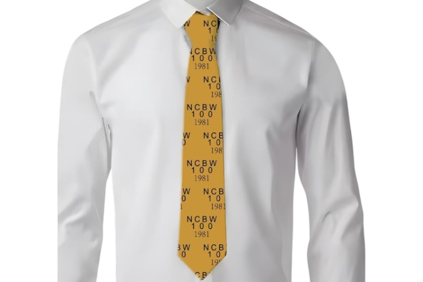 stropdassen met tekst