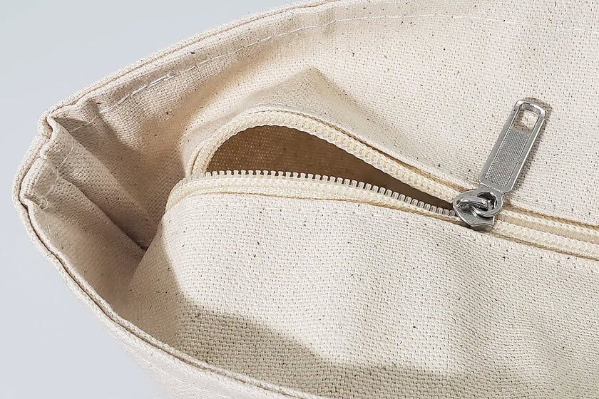tote bags bedrukken met rits