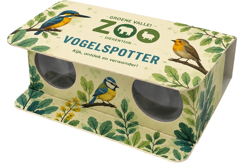 vogelspotter opvouwbare verrekijkers van karton