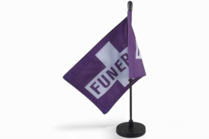 paarse bureauvlaggetjes