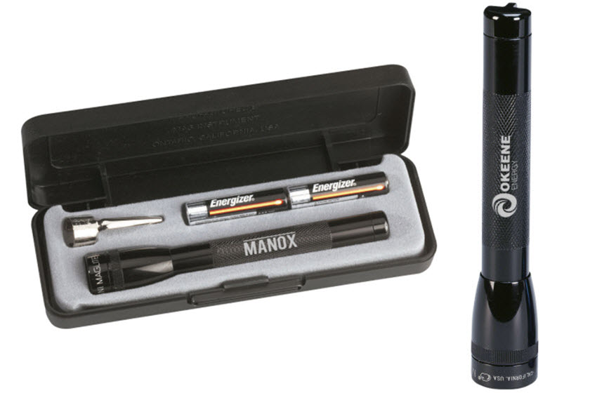 bedrukte maglite zaklampen in cassette