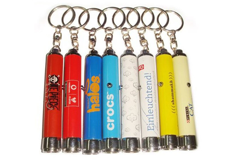 gekleurde zaklampen